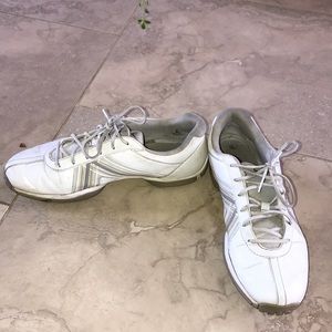 White nike golf cleats